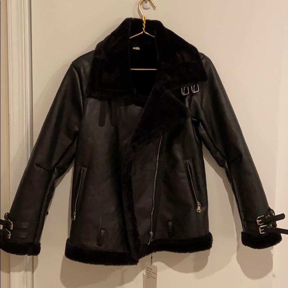 Men’s faux fur jacket